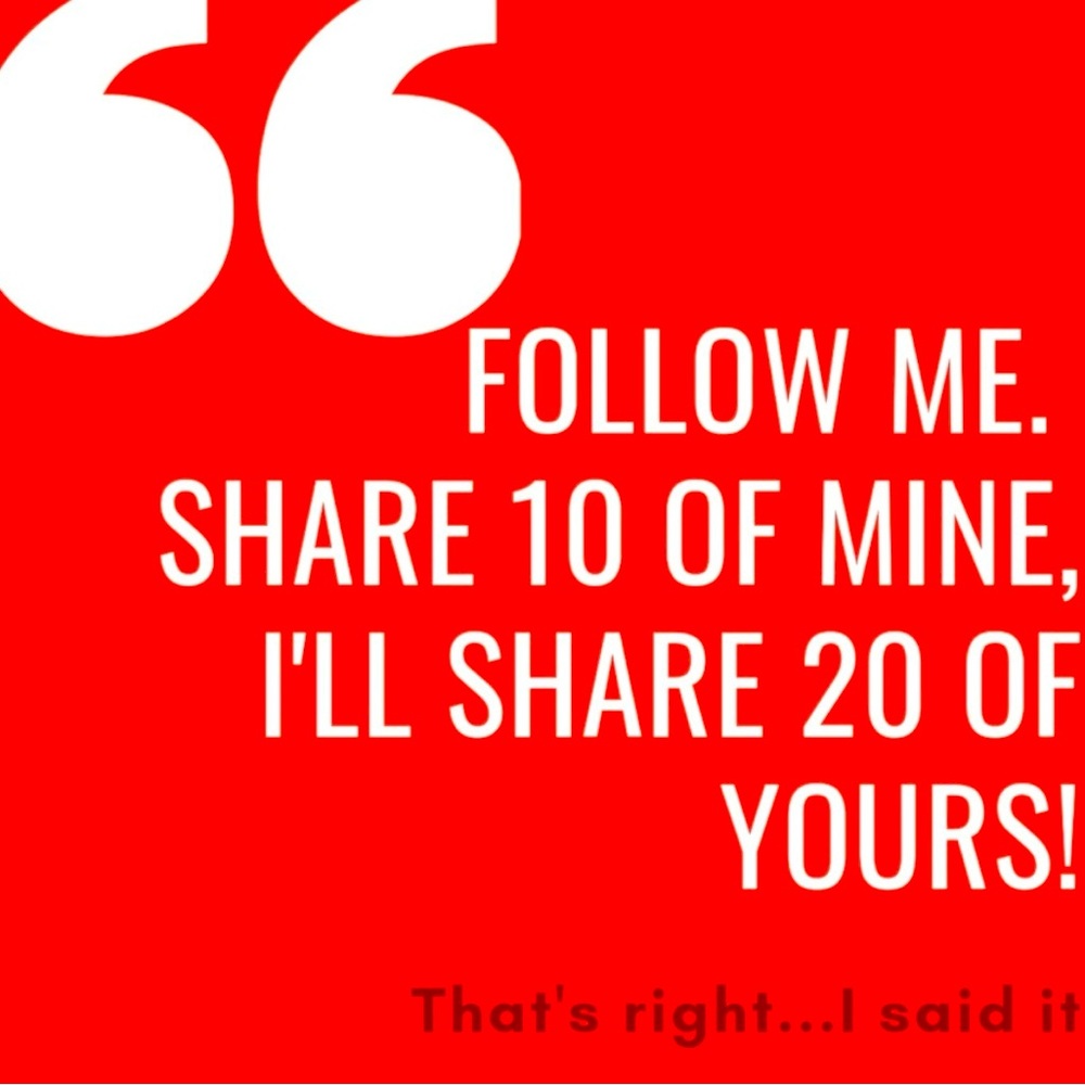 Follow me, I’ll follow you!